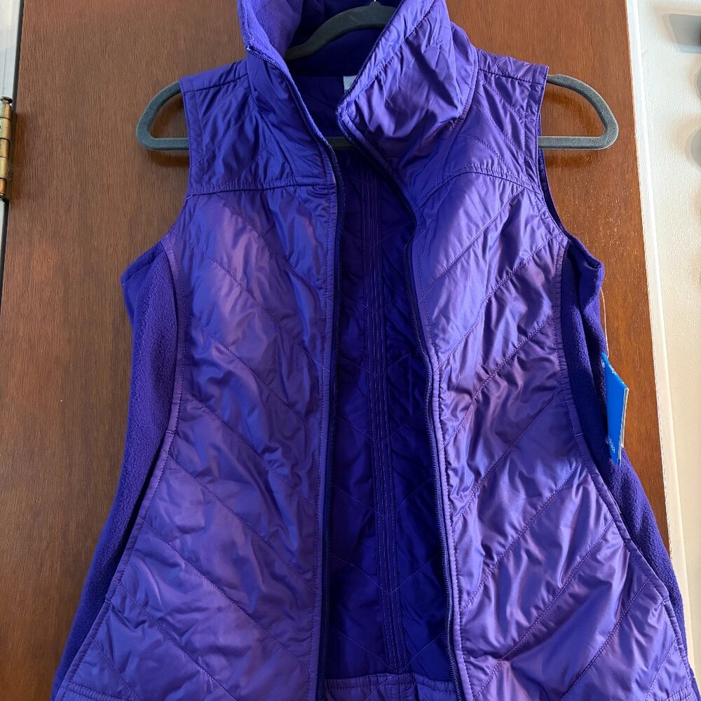 Columbia women's Mix It Around vest, size S/P, purple